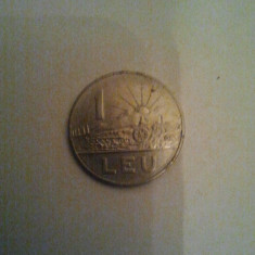 Moneda 1 Leu, 1966