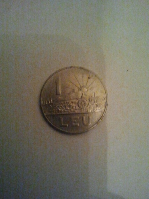 Moneda 1 Leu, 1966