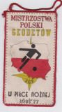 Fanion fotbal Turneul 1977 Lodz - Polonia