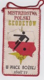 Fanion fotbal Turneul 1977 Lodz - Polonia