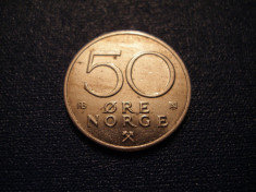 50 ORE 1979 NORVEGIA NORGE foto