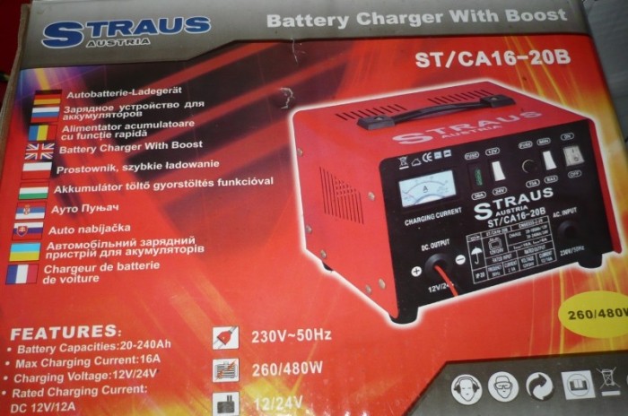 redresor auto 12 si 24V / 16A masini camioane tractoare autoturisme camion foto mare redresor auto 12 si 24V / 16A masini camioane tractoare autoturisme camion foto mare