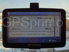 GPS NAVIGATI, NOU 5&amp;quot; SPECIAL pt TIR / CAMION - iGoPrimo Truck 2014 3D - FULL Europa , setari / harti specifice pt rutare CAMION. foto