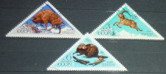 Animale salbatice Rusia - 3 val - 1973 - 2+1 gratis toate licitatiile - RBK1806 foto