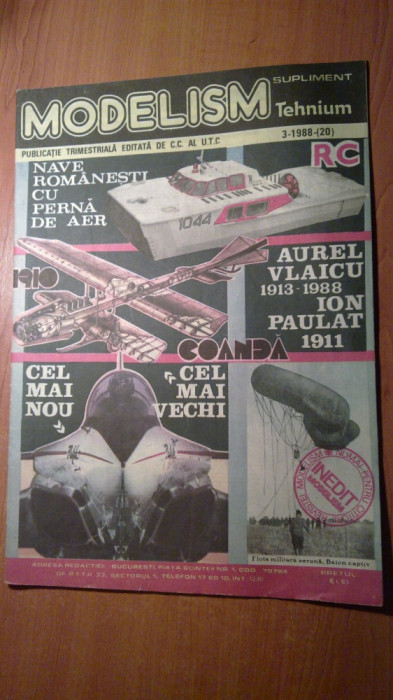 revista modelism nr.3/1988