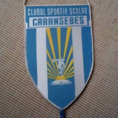 fanion clubul sportiv scolar caransebes sport club romania fan hobby de colectie