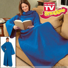 Patura cu Maneci Snuggie Blanket pentru femei si barbati Patura Ideal pt Casa ! foto