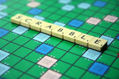 Joc de cuvinte Scrabble foto