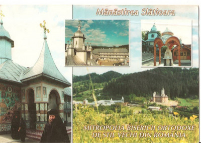 CPI (B2005) MANASTIREA SLATIOARA, COM. RASCA, JUD. SUCEAVA, TIPAR ACCENT PRINT, NECIRCULATA foto