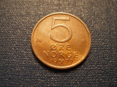 5 ORE 1977 NORVEGIA NORGE foto