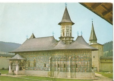 CPI (B1965) MANASTIREA SUCEVITA, EDITURA OSETCM, NECIRCULATA, TIMBRU IMPRIMAT foto