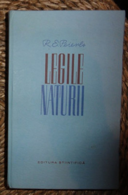 R. E. Peierls LEGILE NATURII Ed. Stiintifica 1963 foto