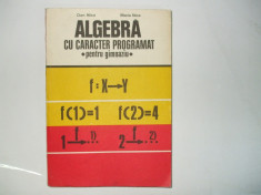 D. Nica M. Nica Algebra pentru gimnaziu 1978 foto