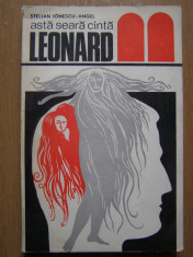 2 carti: Leonard + Asta seara canta Leonard foto