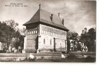 CPI (B2039) PIATRA NEAMT, BISERICA LUI STEFAN CEL MARE, CIRCULATA 1960, STAMPILE, TIMBRU foto