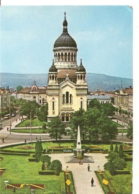 CPI (B2014) CLUJ-NAPOCA. CATEDRALA ORTODOXA, EDITURA OSETCM, NECIRCULATA, TIMBRU IMPRIMAT (1) foto