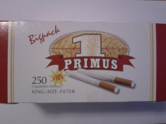 Tuburi tigari Primus Bigpack - 275 buc. la cutie pentru injectat tutun foto