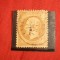 Timbru 10 C bistr.-brun 1862 Napoleon III , Franta ,stamp. dant.
