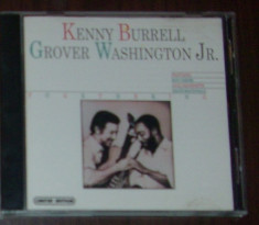 CD JAZZ: KENNY BURRELL / GROVER WASHINGTON Jr. - TOGETHERING (1985) [w/Ron Carter/Jack DeJohnette/Ralph MacDonald] foto