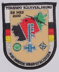 -Oferta Limitata-Ecuson Geaca Aviatie Pilot-&amp;quot;ISAF Tornado R&amp;amp;uuml;ckverlegung&amp;quot;-2010-Original-Colectie Personala-Nefolosit-Editie Limitata- foto