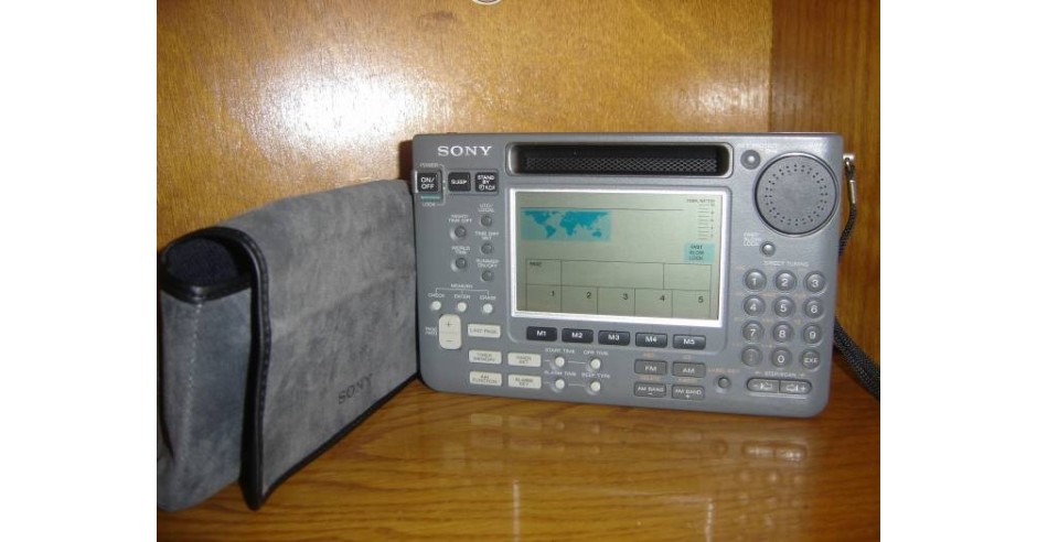 SONY ICF-SW55 WORLD Band Receiver FM/LW/MW/SW World band Vintage EUR 67