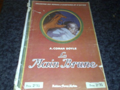 Arthur Conan Doyle - La Main Brune - interbelica - in franceza - uzata foto