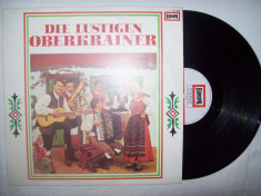 Disc vinil ( vinyl , pick-up ) DIE LUSTIGEN OBERKRAINER ( Produs EUROPA - Germania ) foto