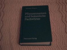 Schubert Wagner - Pflanzennamen und botanische Fachworter foto