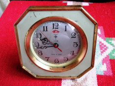 ceas de masa desteptator POLARIS, mecanic, vintage, made in China, functional foto