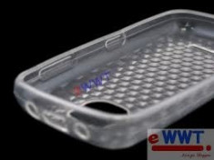 Husa silicon TPU transparent + folie de protectie Nokia Asha 311 foto