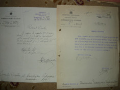 Ministerul Instructiunii - Lot 6 documente - 1928- 1933 foto