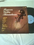 FAMOUS VIOLIN MINIATURES ~ ALADAR MOZI - VIOLIN &amp; DANICA MOZIOVA - PIANO (LP), Clasica