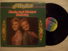 Disc vinil ( vinyl , pick-up ) MARIA und MARGOT HELLWIG - Polka, Walzer, Slow, Fox (produs TELEFUNKEN - RAR) foto