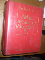 ATLAS ANATOMIE CLOVEKA * Atlas Anatomie Umana - 3 Vol. - R. D. Sinelnikov foto