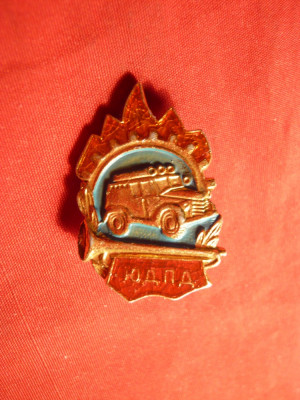 Insigna Brigada Voluntara Pompieri URSS foto