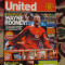 MANCHESTER UNITED - revista oficiala a clubului, 98 pagini (cu ROONEY si DAVID BECKHAM) - Iunie 2005, format mare, color in intregime - IMPECABILA!!!)