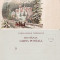 Salutari din Romania - Sinaia (Peles) - Litografie cca 1900- tema regala