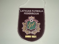 Fanion Federatia de Fotbal din LETONIA foto