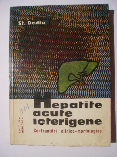 St. Dediu - Hepatite acute icterigene