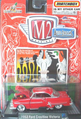 Macheta americana &amp;#039;53 FORD CRESTLINE /scara 1/64/ M2 MACHINES ,Inc. ++2100 de LICITATII !! foto