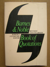 Barnes&amp;amp;amp;Noble - Book of quotations (lb. engleza) foto