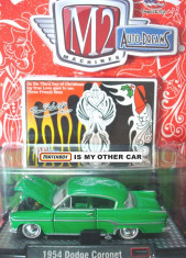 Macheta americana &amp;#039;54 DODGE CORONET/scara 1/64/M2 MACHINES ,Inc. ++2100 de LICITATII !! foto