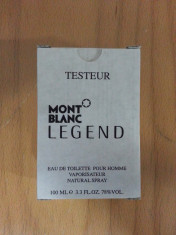 Vand parfum original Mont Blanc Legend pour Homme 100ml tester foto