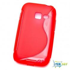 Husa silicon / Carcasa protectie Samsung Galaxy Ace Duos S6802 Rosie foto