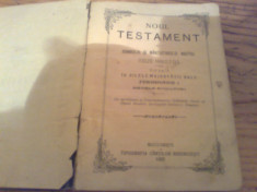 Noul Testament-1922 foto