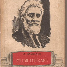 (C3059) STUDII LITERARE DE G. IBRAILEANU, EDITURA TINERETULUI, 1957, EDITIE INGRIJITA SI PREFATA DE SAVIN BRATU