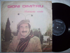 Disc vinil ( vinyl , pick-up ) GIONI DIMITRIU - Momente vesele (ST - EXE 03492) foto