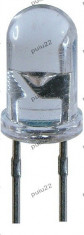 Diode LED, Led galben, 1.000LX, 5 mm-1032 foto