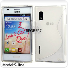 Husa Transparenta Silicon TPU LG Optimus L5 E610 E612 S-LINE foto