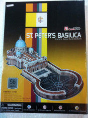 Puzlle 3D / 56 piese / Basilica Sf. Petru de la Vatican foto